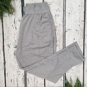 Puma Pants - Puma Grey Silver Size Large Jogger Pants Puma Pants - Puma Grey Silver Size Large Jogger Pants